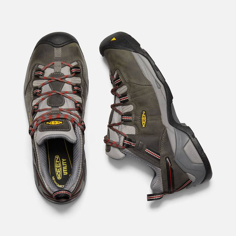 Keen Detroit XT Internal Met Steel Toe Sicherheitsschuhe Herren DE-42157 Steel Grey/Bossa Nova - Kee